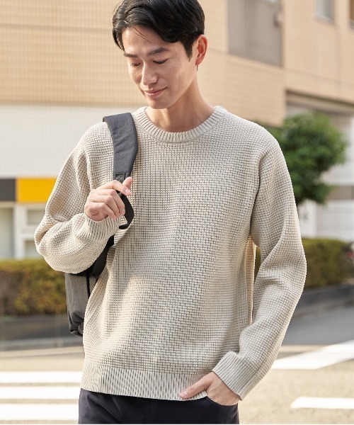 ikka（イッカ） セーター ニット 「洗濯機で洗える」GOKU楽ニット