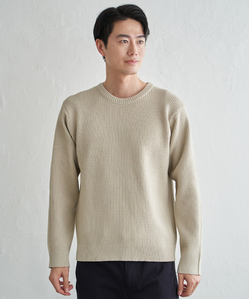 ikka（イッカ） セーター ニット 「洗濯機で洗える」GOKU楽ニット