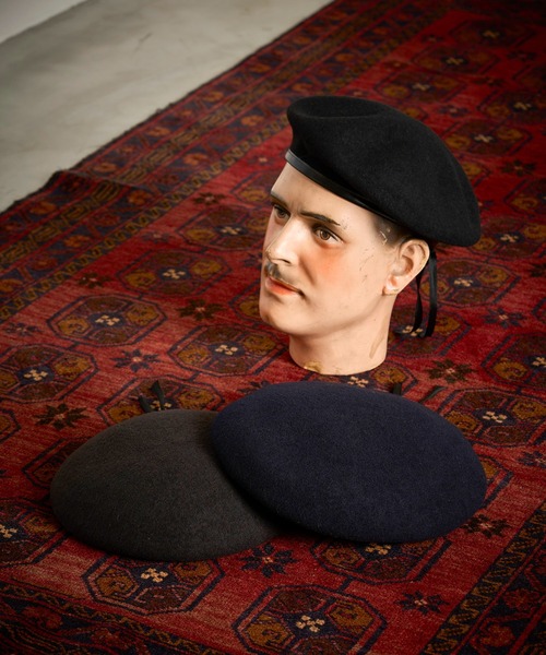 Mr.FATMAN 「MRFATMAN」 ベレー帽 X-LARGE ネイビー メンズ : ZOZOTOWN