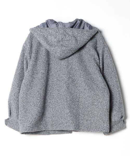 moment+ ダッフルコート M チャコールグレー レディース : ZOZOTOWN