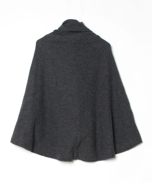 「pas de calais」 ポンチョコート 38 グレー レディース_画像2