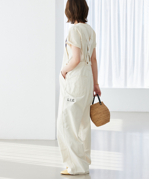 SLOBE IENA（スローブイエナ） オーバーオール FREE アイボリー