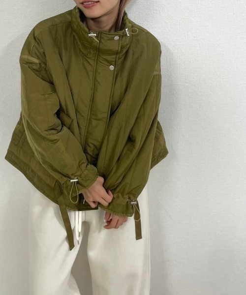 「gossara」 ブルゾン MEDIUM カーキ レディース_画像4