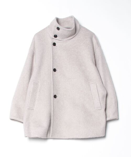 ロペピクニック　ライトグレー ベルト付きロングコート　38 Rope' Picnic - ロペピクニック ロングコート グレー ベルト付き 38 M