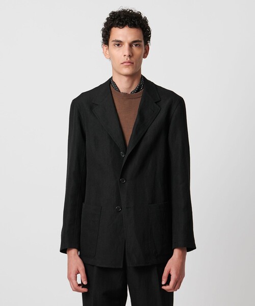 【新品未使用・定価88000円】EDITION　ウールリネンコート　カバーオール SOVEREIGN（ソブリン） コート ジャケット 「SOVEREIGN」カシミヤ