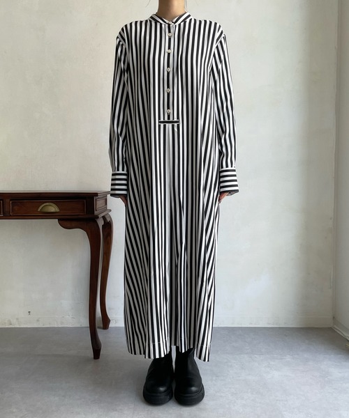 「DouDou」 長袖ワンピース FREE ブラック レディース_画像7