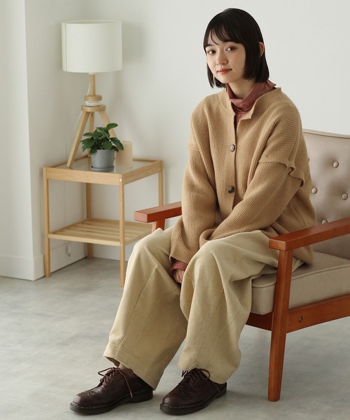 「Crisp」 長袖カットソー FREE グリーン レディース_画像2