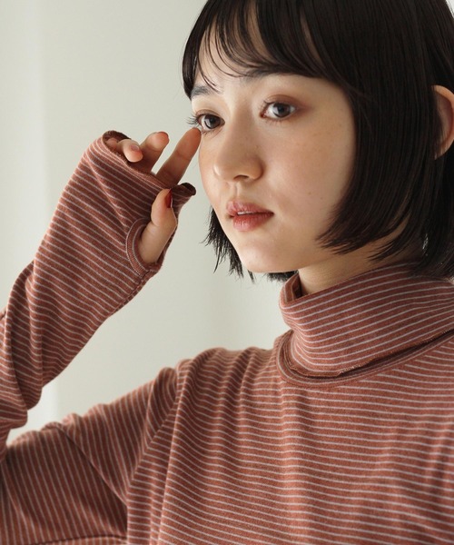 「Crisp」 長袖カットソー FREE グリーン レディース_画像7