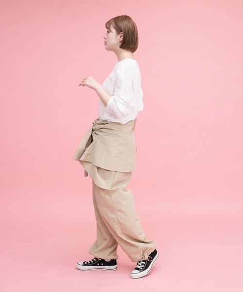 「KBF」 長袖カットソー ONE イエロー系その他 レディース_画像5