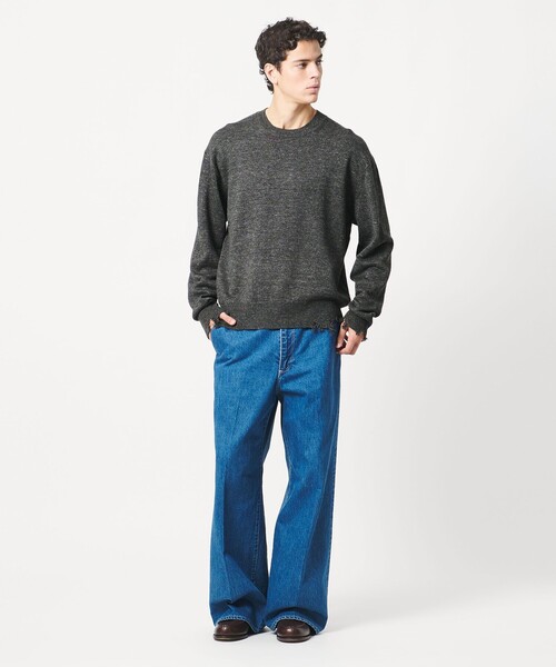 LOEFF（ロエフ） ニット セーター 「LOEFF」ダメージ ニット プル