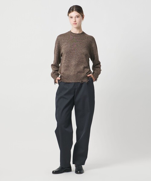 LOEFF（ロエフ） ニット セーター 「LOEFF」ダメージ ニット プル