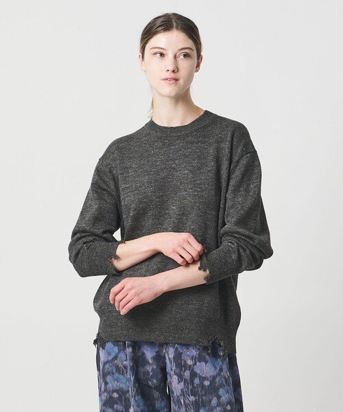 LOEFF（ロエフ） ニット セーター 「LOEFF」ダメージ ニット プル