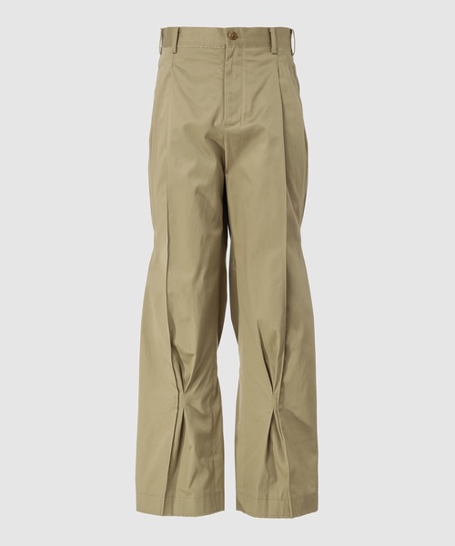 KHOKI（コッキ） チノパン Pleated Chino Pants メンズ レディース