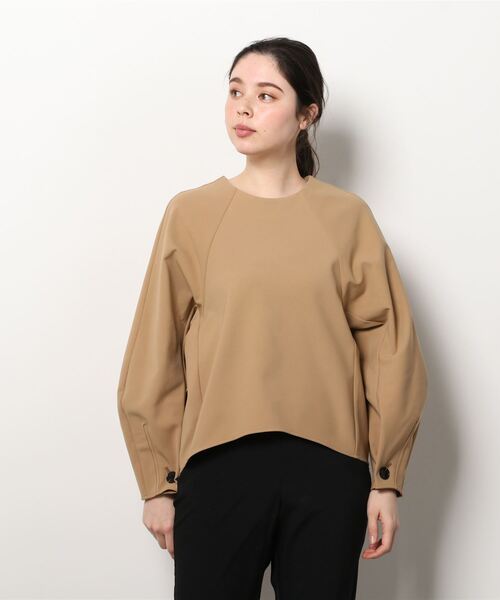 「EMMEL REFINES」 長袖カットソー FREE ホワイト レディース_画像3