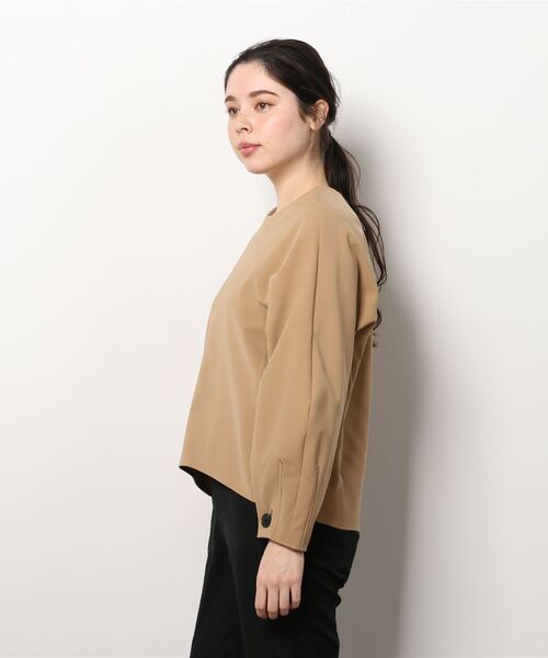 「EMMEL REFINES」 長袖カットソー FREE ホワイト レディース_画像4