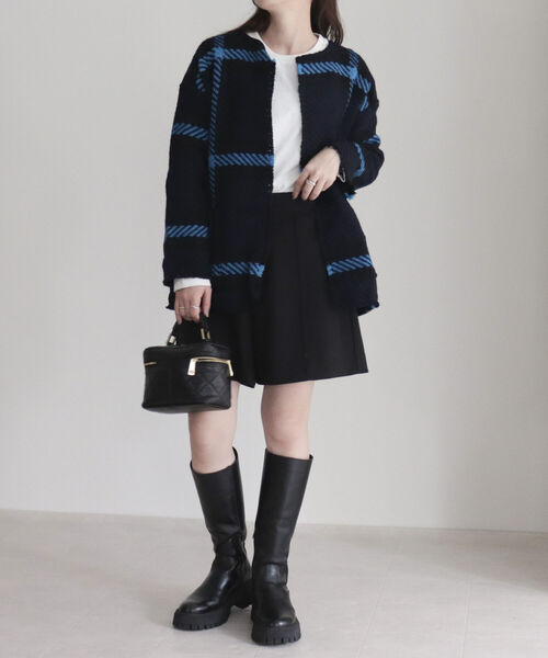 「John branigan」 ノーカラージャケット FREE グリーン系その他 レディース_画像2