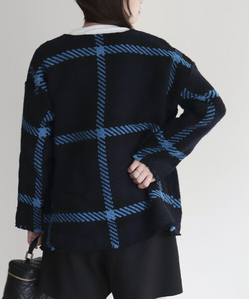 「John branigan」 ノーカラージャケット FREE グリーン系その他 レディース_画像7