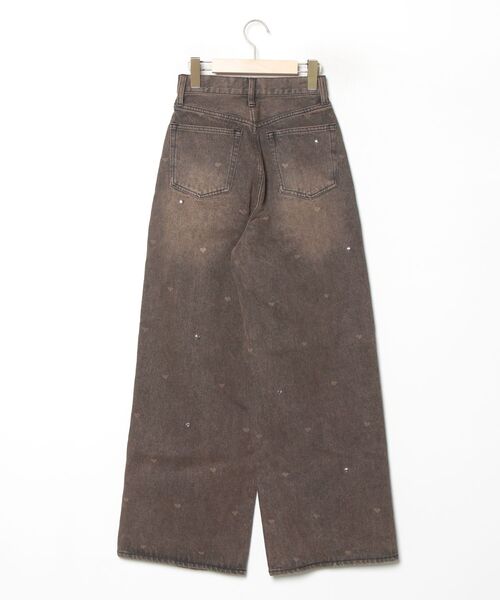 「EMODA」 デニムパンツ SMALL ブラウン レディース_画像2