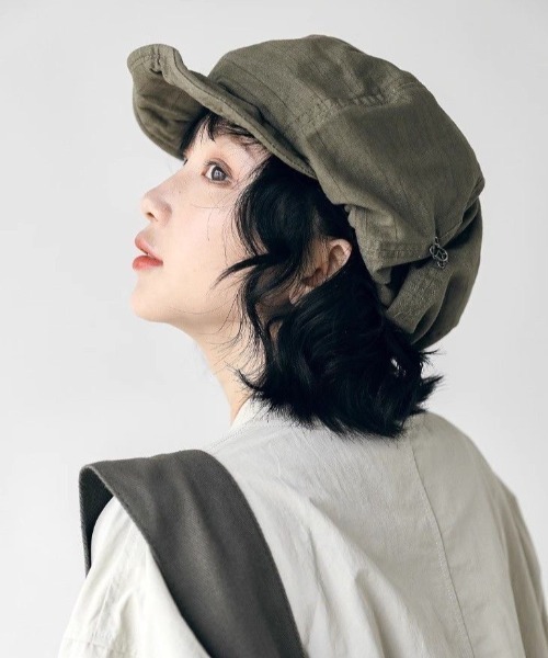 「FreeZone」 キャップ F カーキ メンズ_画像6