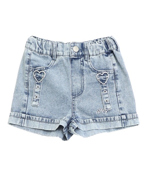 ANAP kids（アナップキッズ） パンツ ハートバックルデニムショート