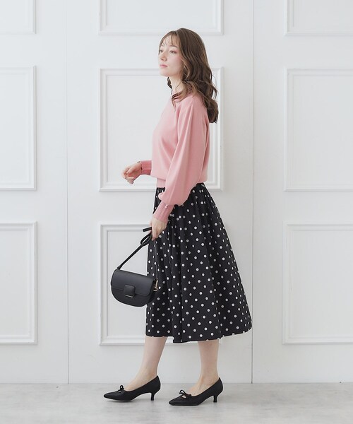 「couture brooch」 スカート 38 チャコール レディース_画像2