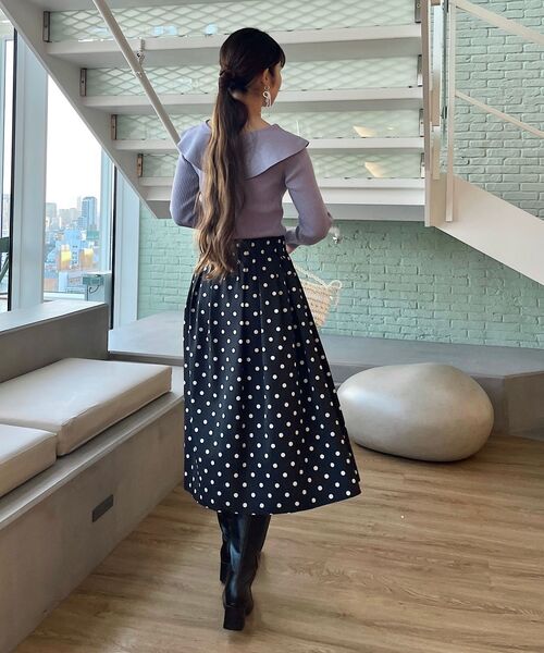 「couture brooch」 スカート 38 チャコール レディース_画像4