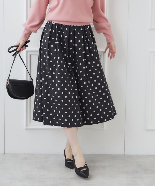 「couture brooch」 スカート 38 チャコール レディース_画像8