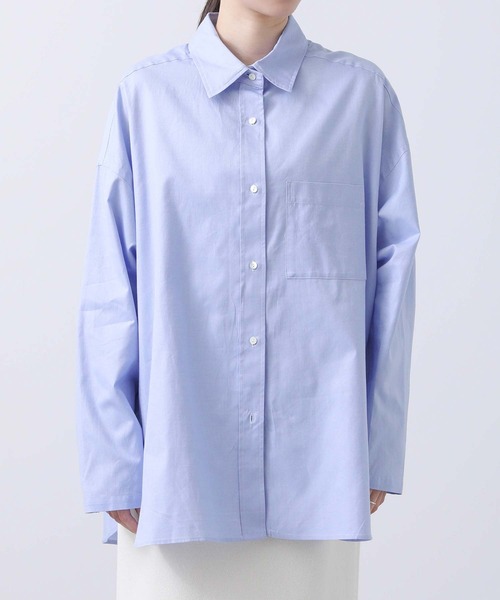 「Gready Brilliant」 「AuieF」長袖シャツ 38 ブルー レディース_画像5