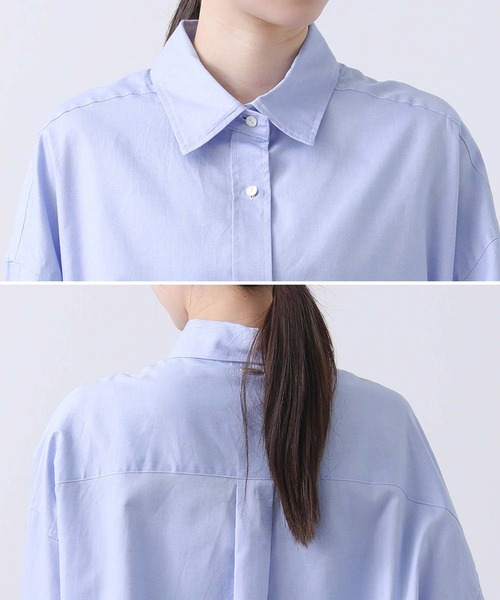 「Gready Brilliant」 「AuieF」長袖シャツ 38 ブルー レディース_画像7