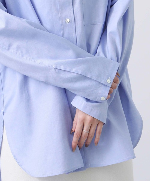 「Gready Brilliant」 「AuieF」長袖シャツ 38 ブルー レディース_画像9