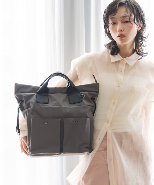 トートバッグ 「A4対応 / 撥水」2WAY ナイロン トート ＆ リュック バックパック レディース メンズの画像