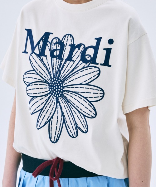 Mardi Mercredi（マルディメクルディ） tシャツ TSHIRT FLOWERMARDI