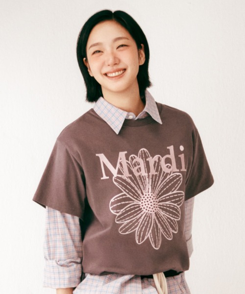 tシャツ 「日本限定カラー」TSHIRT FLOWERMARDI NEEDLEWORK / Tシャツ フラワーマルディ ニードル ワーク レディースの画像