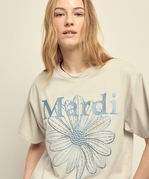 tシャツ 「日本限定カラー」TSHIRT FLOWERMARDI NEEDLEWORK / Tシャツ フラワーマルディ ニードル ワーク レディースの画像