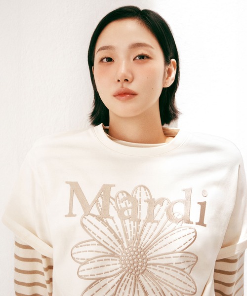 tシャツ 「日本限定カラー」TSHIRT FLOWERMARDI NEEDLEWORK / Tシャツ フラワーマルディ ニードル ワーク レディースの画像