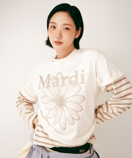 tシャツ 「日本限定カラー」TSHIRT FLOWERMARDI NEEDLEWORK / Tシャツ フラワーマルディ ニードル ワーク レディースの画像