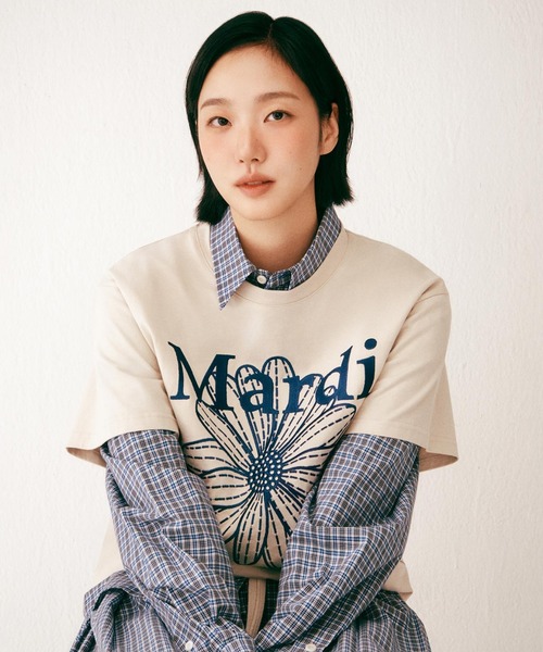 tシャツ 「日本限定カラー」TSHIRT FLOWERMARDI NEEDLEWORK / Tシャツ フラワーマルディ ニードル ワーク レディースの画像