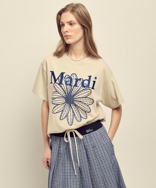tシャツ 「日本限定カラー」TSHIRT FLOWERMARDI NEEDLEWORK / Tシャツ フラワーマルディ ニードル ワーク レディースの画像