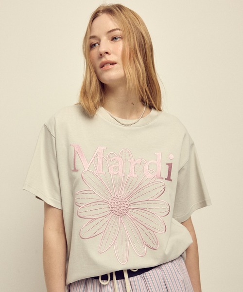 tシャツ 「日本限定カラー」TSHIRT FLOWERMARDI NEEDLEWORK / Tシャツ フラワーマルディ ニードル ワーク レディースの画像