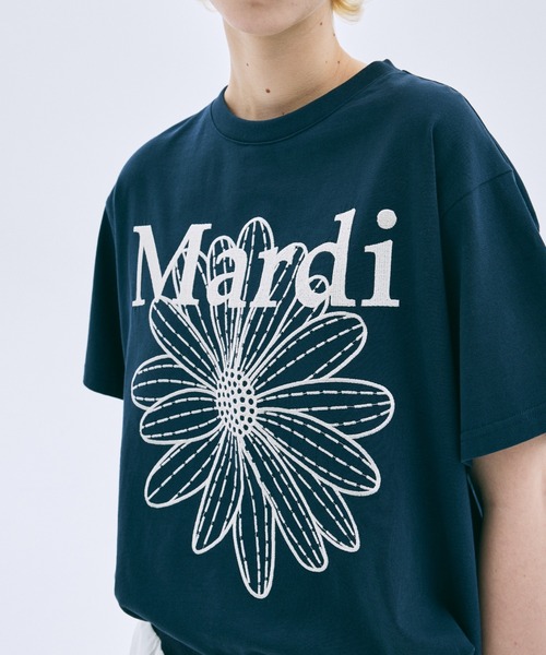 【新品未使用】Mardi Mercredi マルディメクルディ 刺繍Tシャツ Mardi Mercredi（マルディメクルディ） tシャツ 半袖 「日本限定カラー