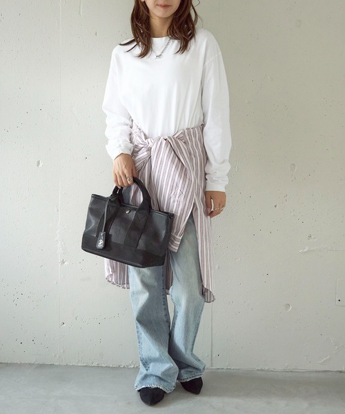 「BEVERLY HILLS POLO CLUB」 ハンドバッグ FREE グレー レディース_画像5