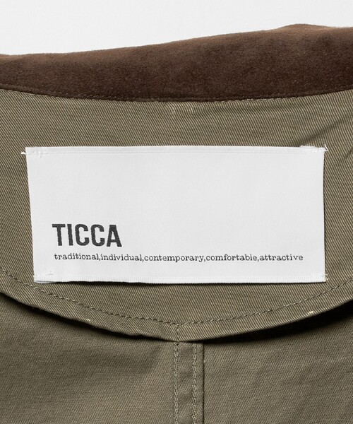 コート アウター 「別注」「TICCA」ユーティリティ ジャケット レディースの画像