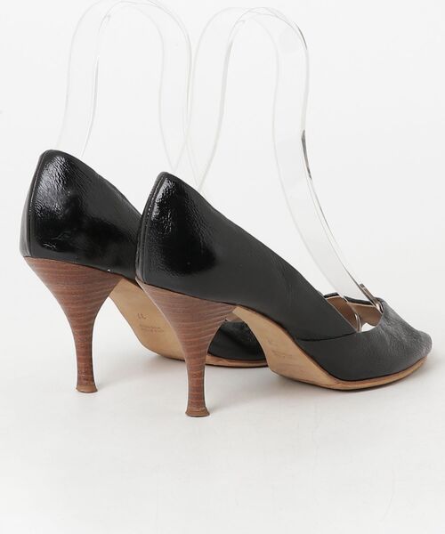 FABIO RUSCONI 【美品】37(24cm)黒 スエード パンプス 【公式通販】