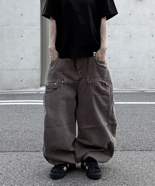 YACA（ヤーカ） ワイドパンツ チノパン Loose Denim Pigment PT/ルーズ