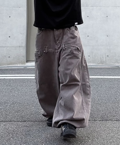 YACA（ヤーカ） ワイドパンツ チノパン Loose Denim Pigment PT/ルーズ
