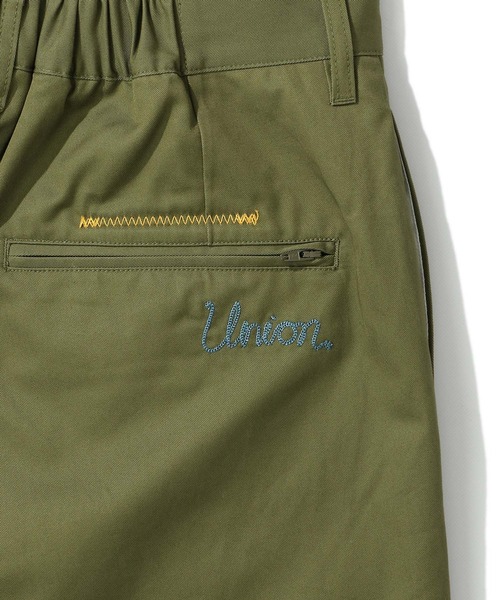 「UNION（UNION TOKYO）」 二分の一ズボン下 MEDIUM オリーブ メンズ