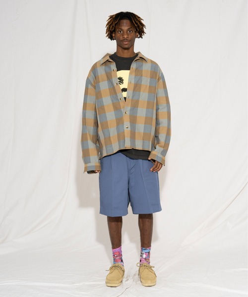 「UNION（UNION TOKYO）」 二分の一ズボン下 MEDIUM オリーブ メンズ