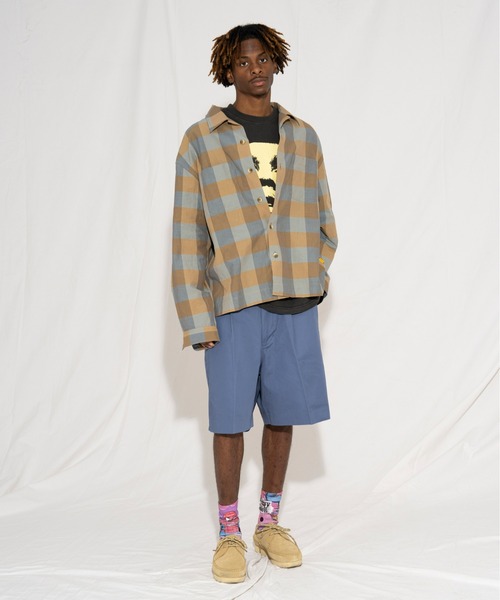 「UNION（UNION TOKYO）」 二分の一ズボン下 MEDIUM オリーブ メンズ