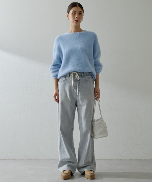 「Whim Gazette」 デニムパンツ 36 ブルー レディース_画像6