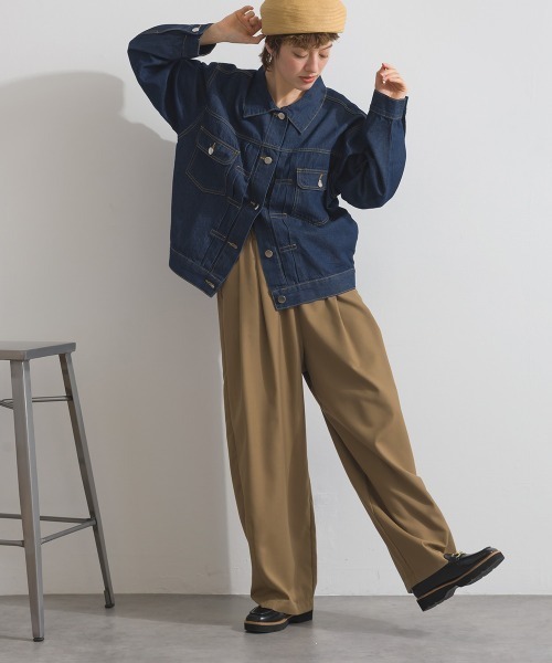 Fizz（フィズ） デニムジャケット gジャン 10oz タックデニム